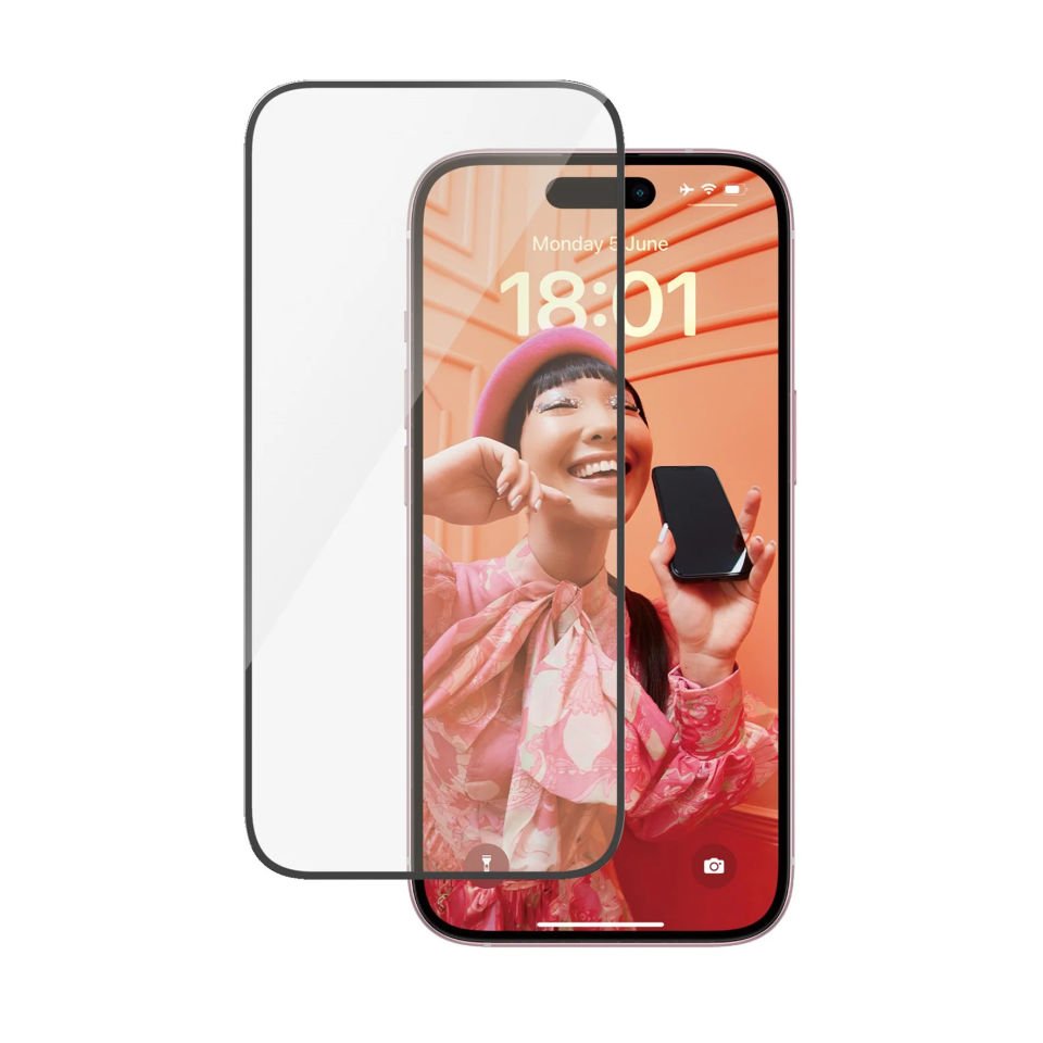 PanzerGlass iPhone 15 UWF wA Şeffaf Ekran Koruyucu