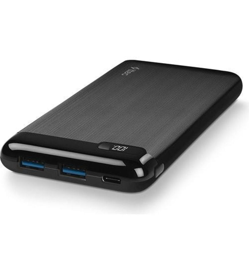 TTEC 2BB185S PowerSlim LCD 10.000 mAh PD 20W Taşınabilir Şarj Aleti / Powerbank USB-C Giriş/Çıkış  Siyah