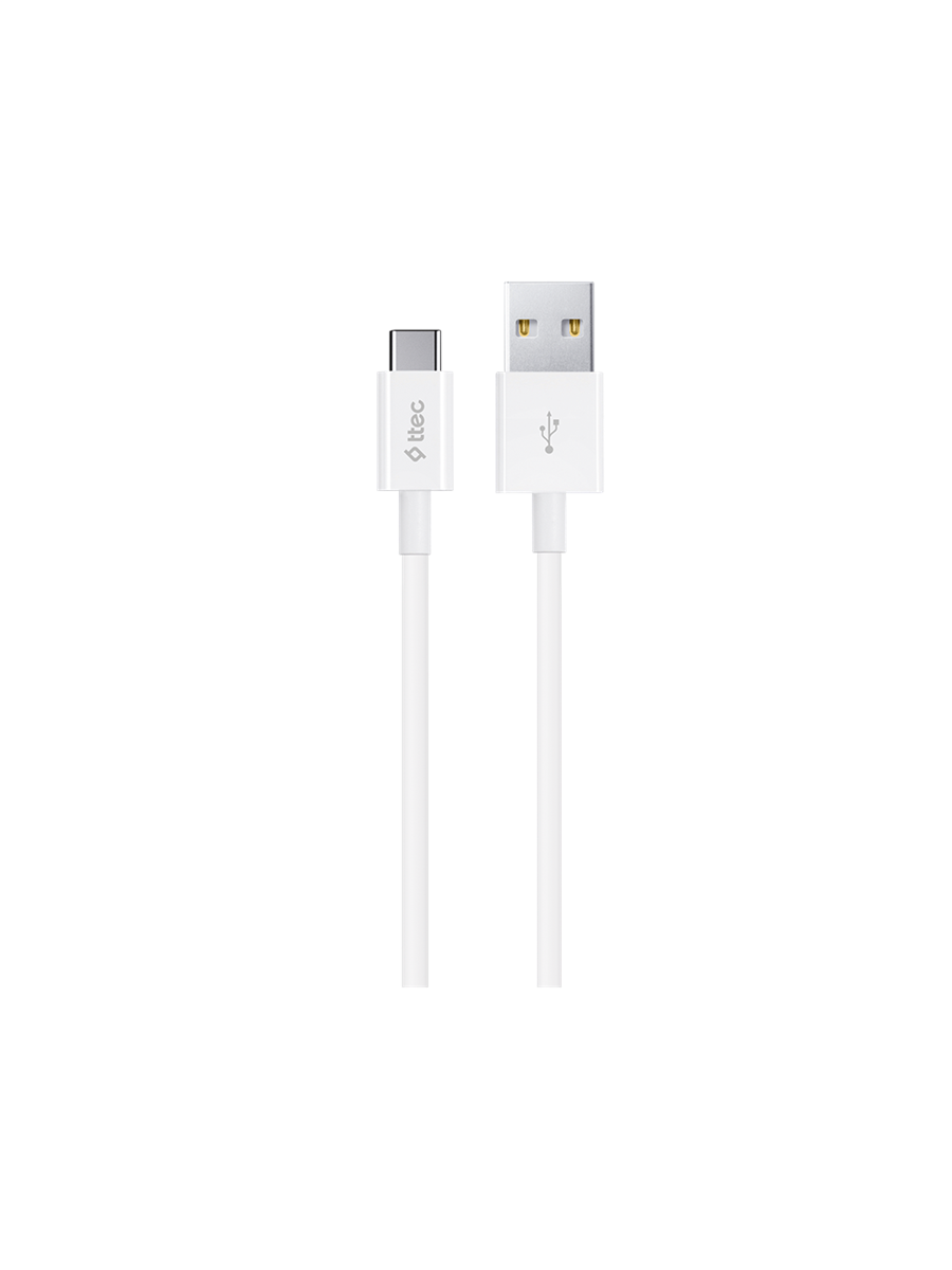 Ttec 2DK12B USB-A - USB-C Şarj Kablosu  Beyaz