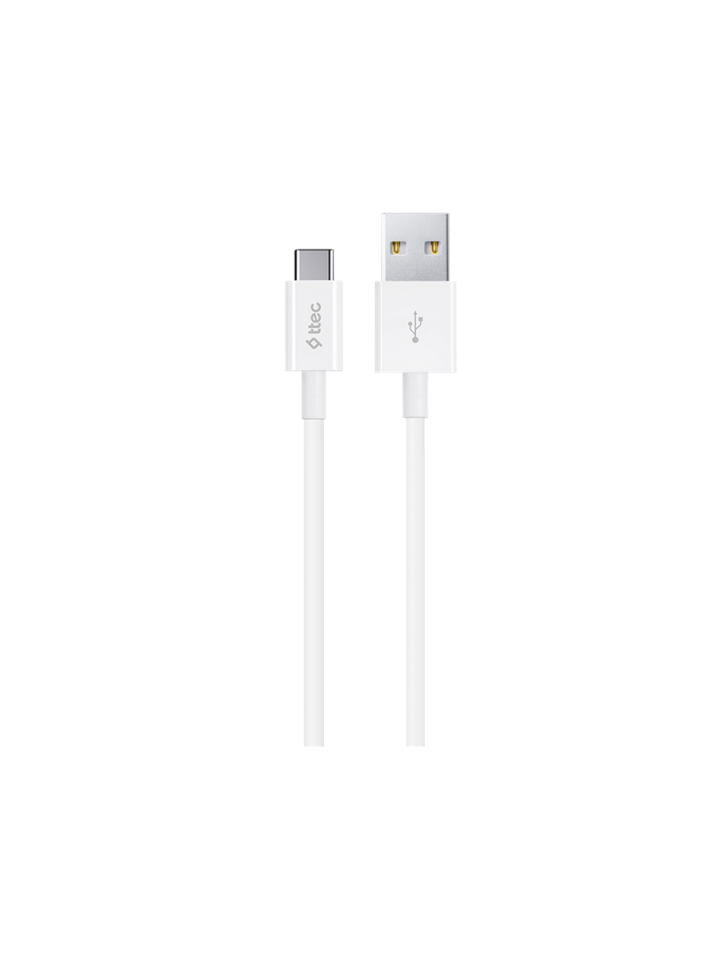 Ttec 2DK12B USB-A - USB-C Şarj Kablosu  Beyaz