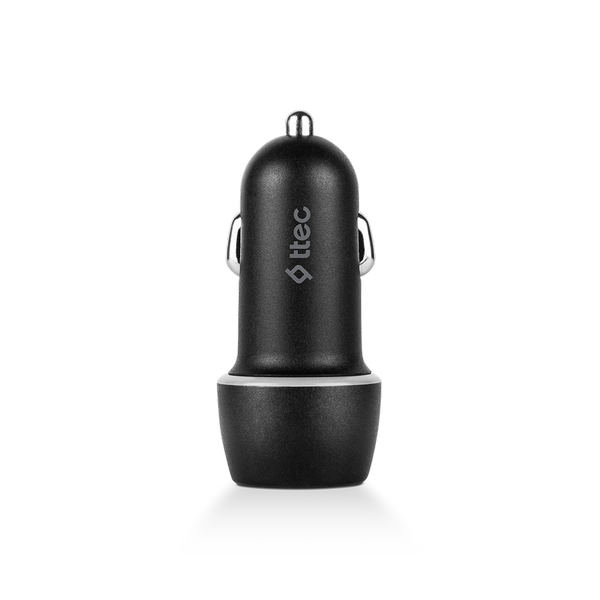 Ttec 2CKS24S SmartCharger Duo PD 32W Araç Hızlı Şarj Aleti USB-C+USB-A  Siyah