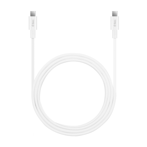 Ttec 2DK49B USB-C - USB-C 150cm 100W PD/QC Hızlı Şarj/Data Kablosu Beyaz