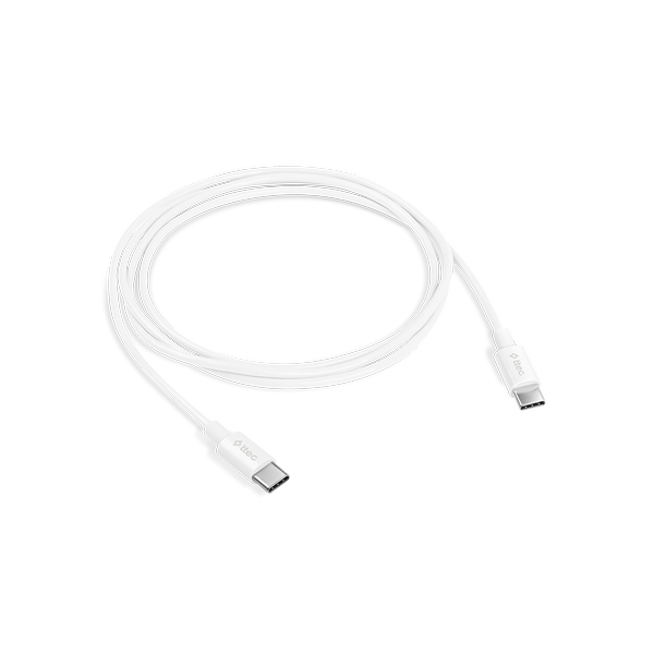 Ttec 2DK36B USB-C - USB-C 120cm 60W PD/QC Hızlı Şarj/Data Kablosu Beyaz